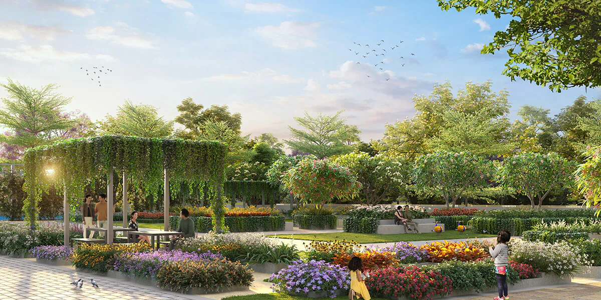 Landscaped gardens amenity